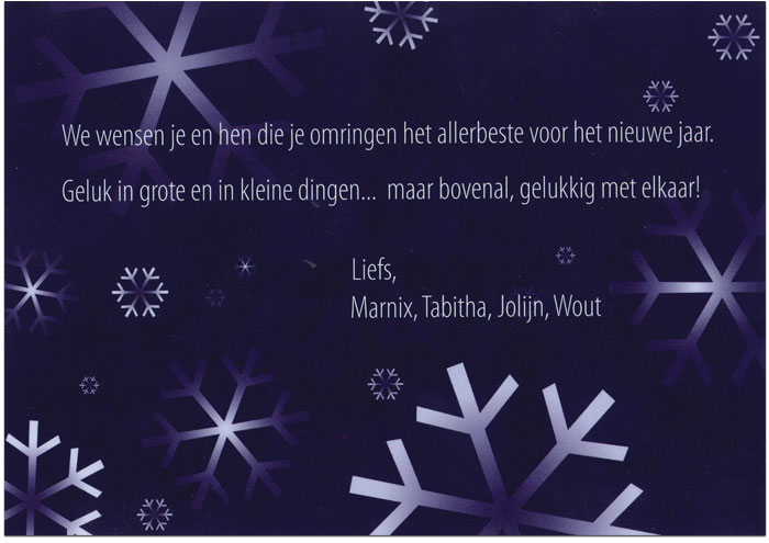 Fijne feestdagen
